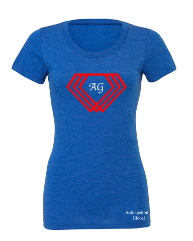 Blue/ Red/ White Women AG Logo