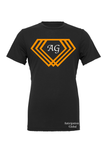 Black/ Orange/ White Women AG Logo